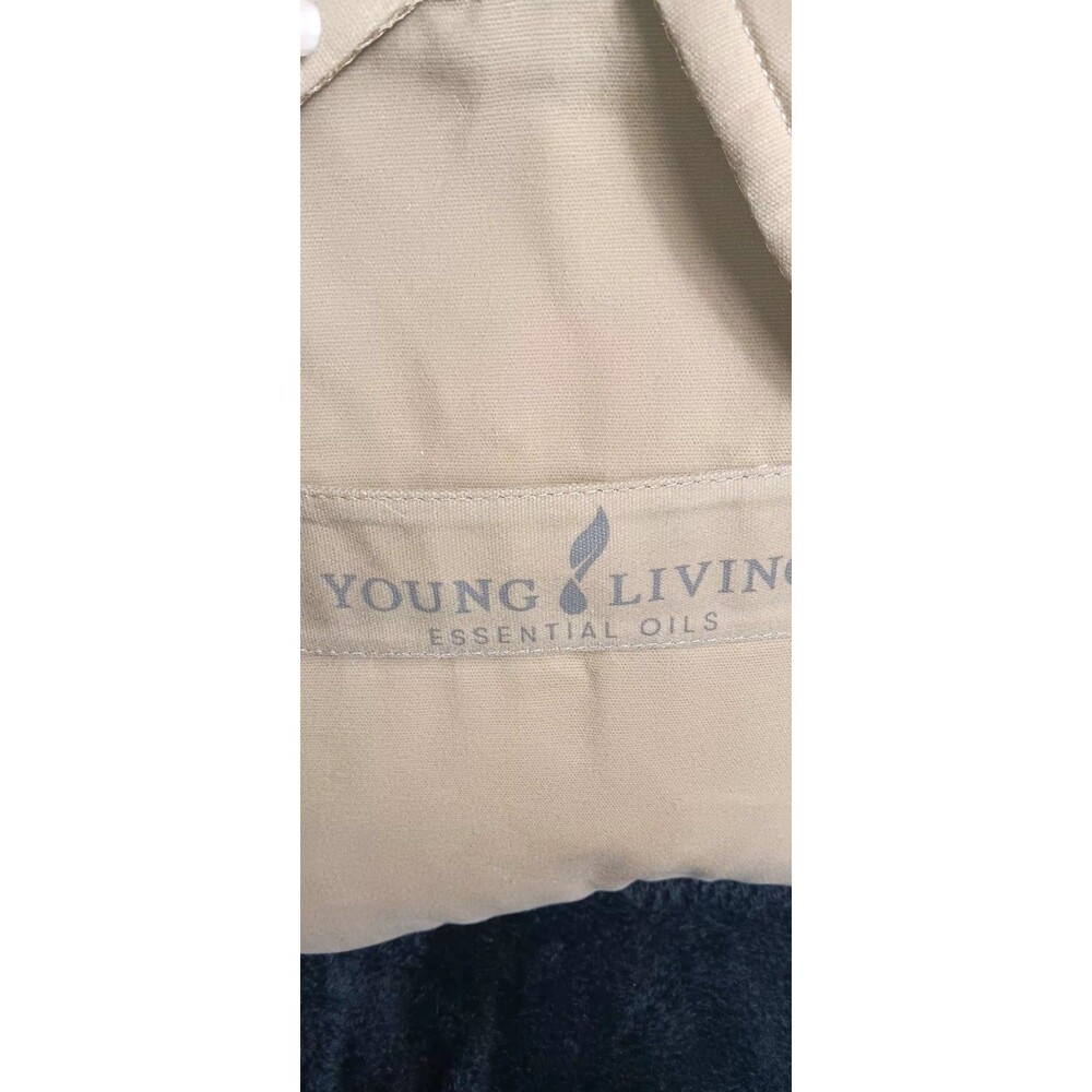 Young Living Essential Oils Convention Backpack Tan Canvas Commuter Laptop Bag - Picture 13 of 14